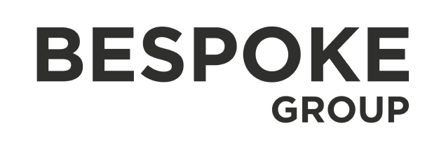 Bespoke group logo cierne na bielom